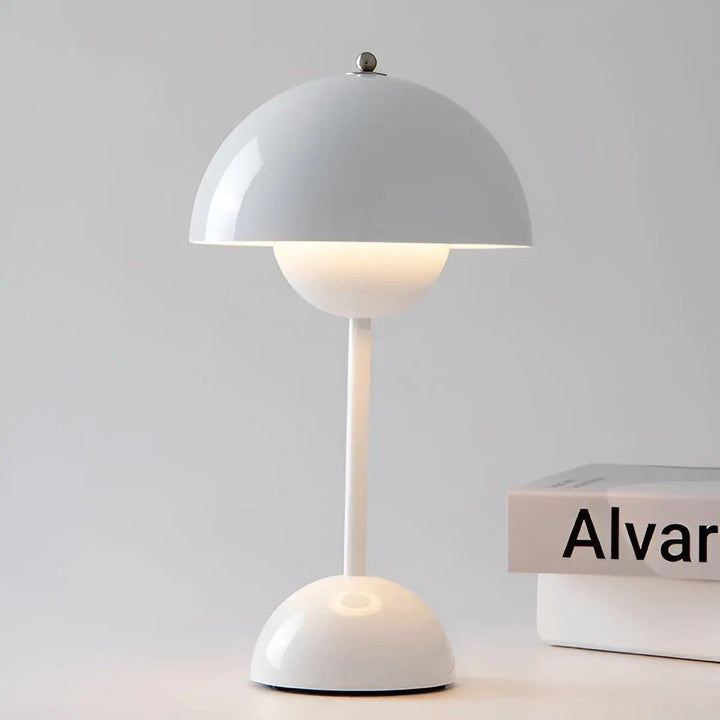 Variant image for Elegante Dimmbare Tischlampe aus Edelstahl - Minimalistische LED Tischleuchte für Wohn- und Büroräume, Ø 16 cm, H 29,5 cm-1
